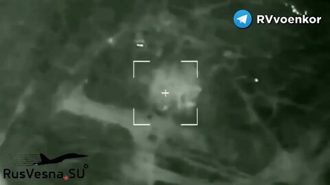 Russian Night Strike On Ukrainian Positions