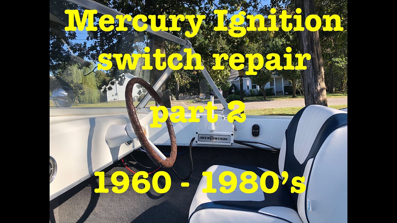 Mercontrols switch repair style 1960's 70's 80's Mercury shifter box Pt2