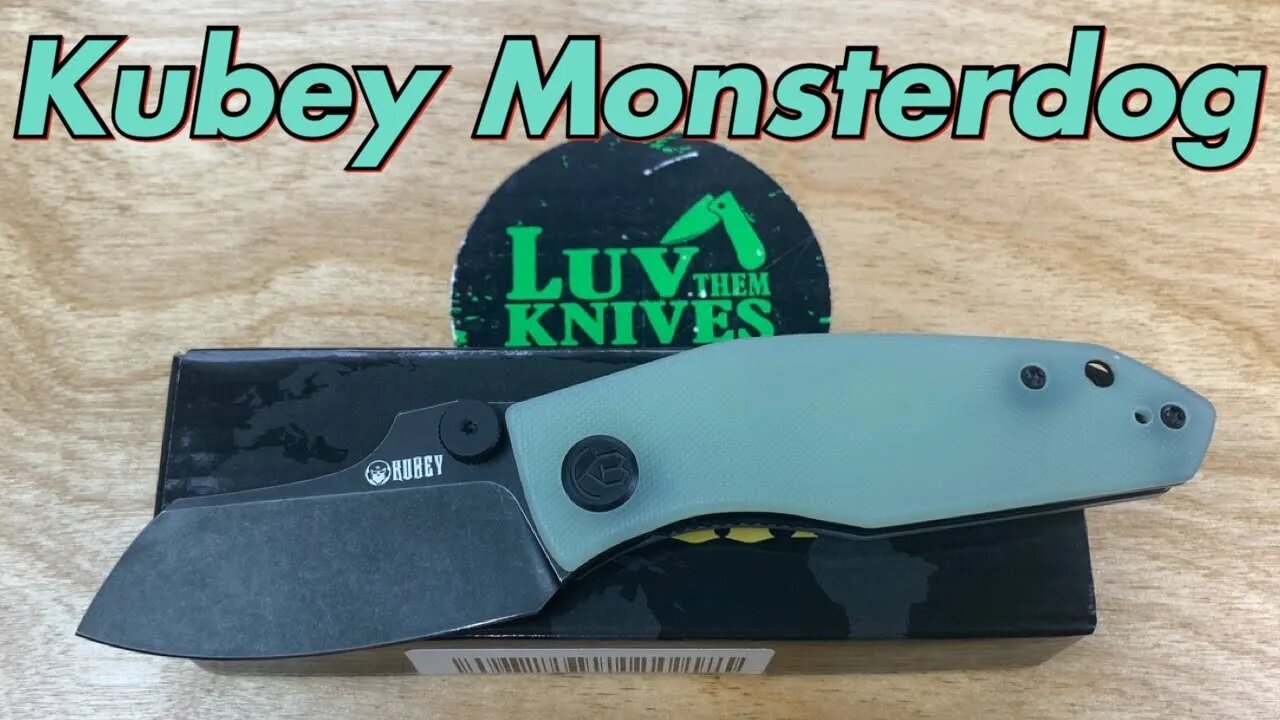 Kubey KU337 Monsterdog G10 version / includes disassembly / compact heavy built EDC !