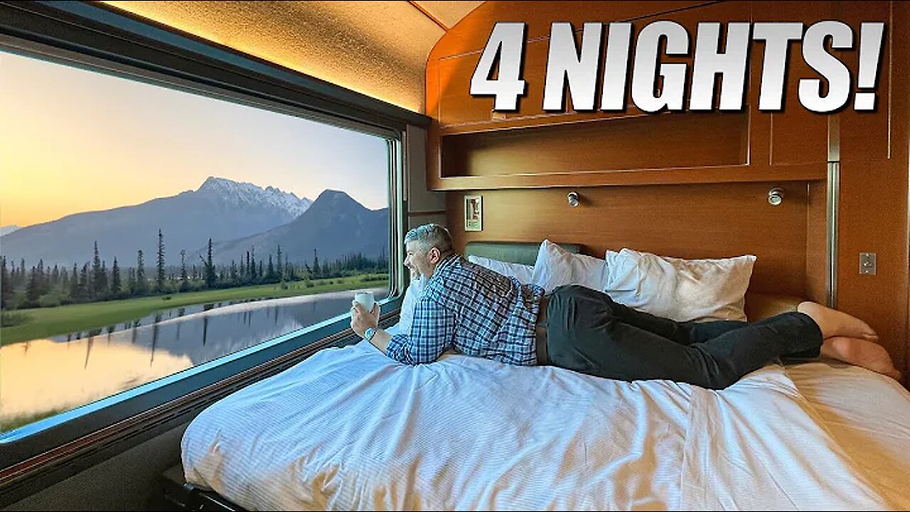 FIRST CLASS TRAIN Across Canada 🇨🇦 (4 Nights, 97 Hours!)