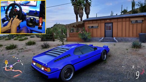 BMW M1 - FORZA HORIZON 5 - Steering Wheel + Shifter G29