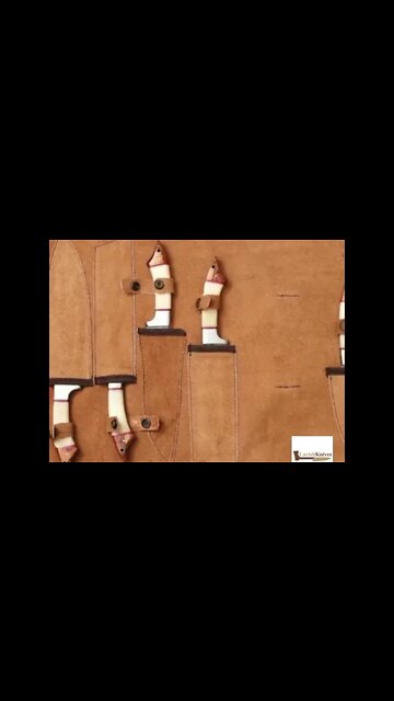 Damascus Steel Knives Set #shorts #knives #knife