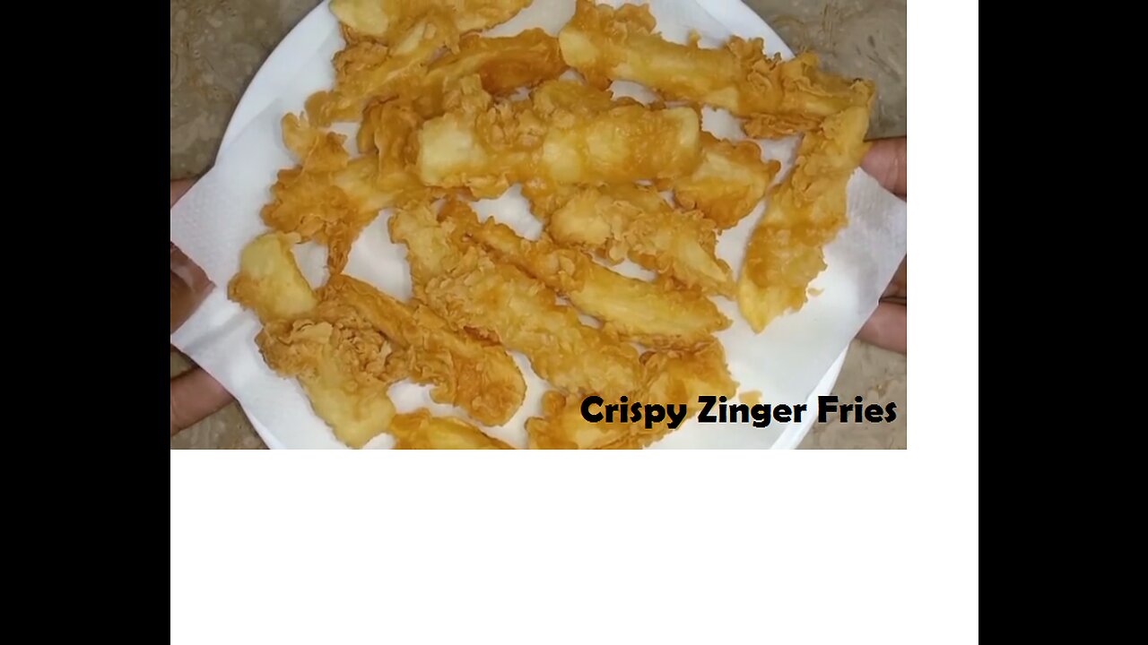 Crispy Zinger Fries Recipe