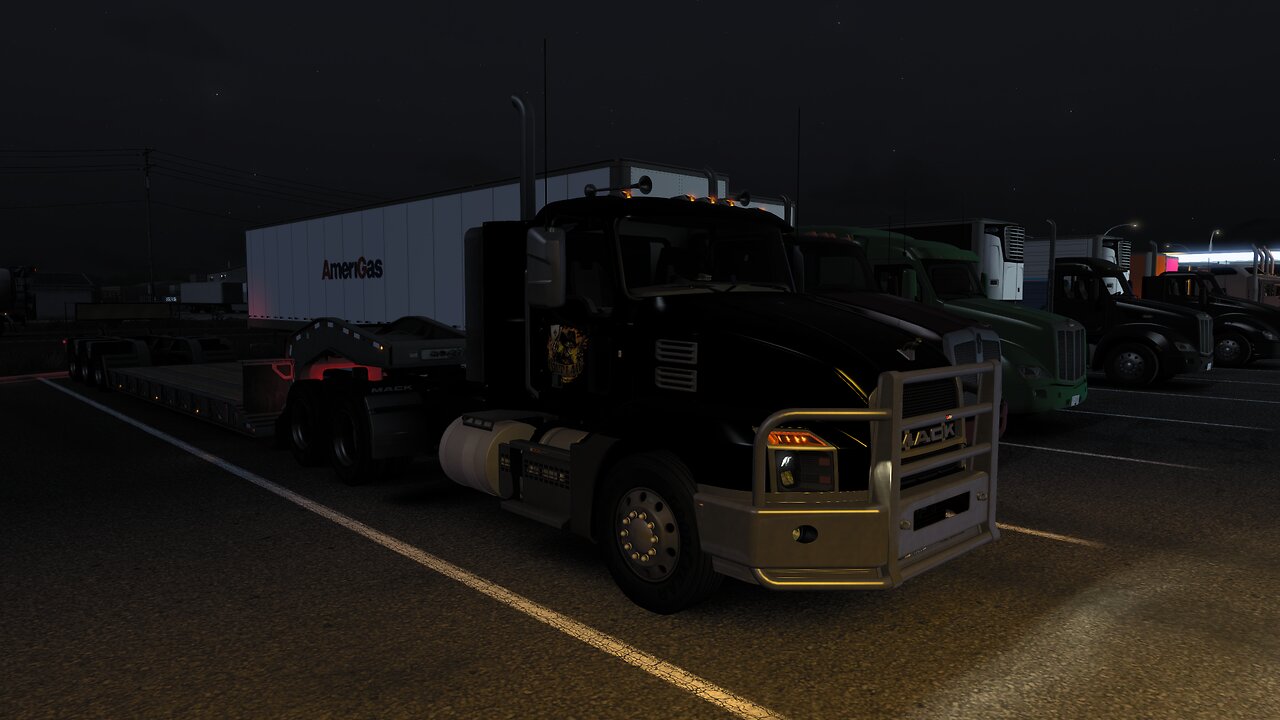 American Truck Simulator / Left Lane Custom Chrome Map mod