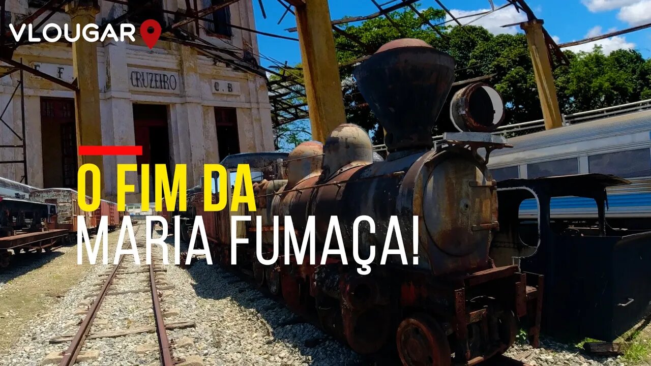 Descobrimos como é uma Maria Fumaça por dentro e entramos em vagões abandonados!