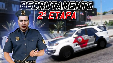 👨‍✈️GTA ROLEPLAY - DIA DE RECRUTAMENTO PARA A POLÍCIA 2ª ETAPA👨‍✈️