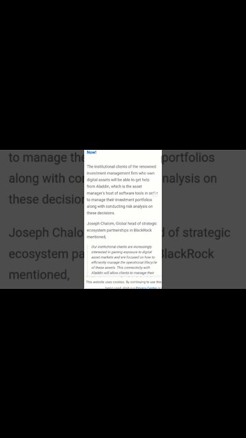 BLACKROCK COINBASE PARTNERSHIP, BULL OR BEAR #cryptomarket #cryptoinvesting #cryptocurrency