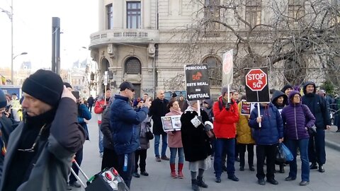 Protest 5G Partidul Noua Dreapta