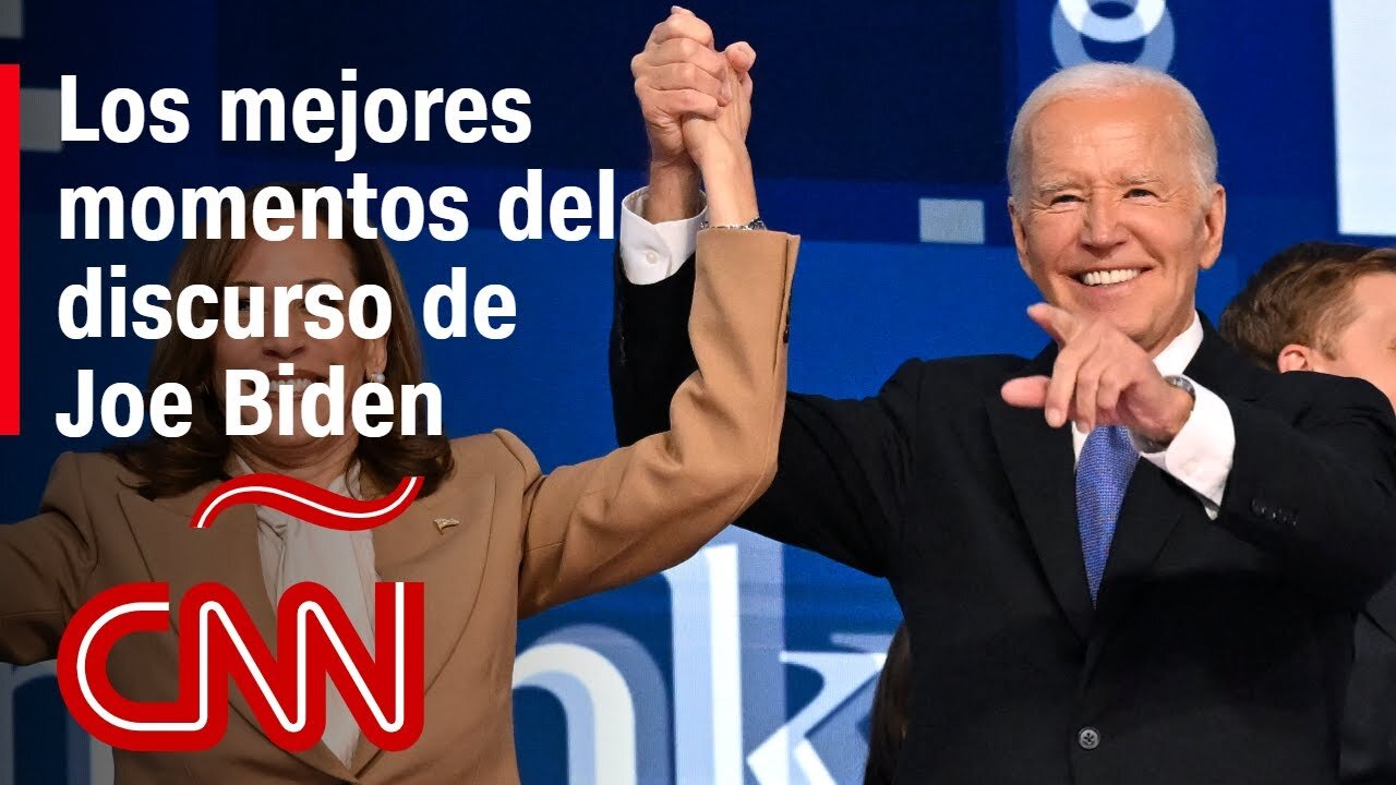 Estos fueron los mejores momentos del discurso de Joe Biden en la Convención Nacional Demócrata