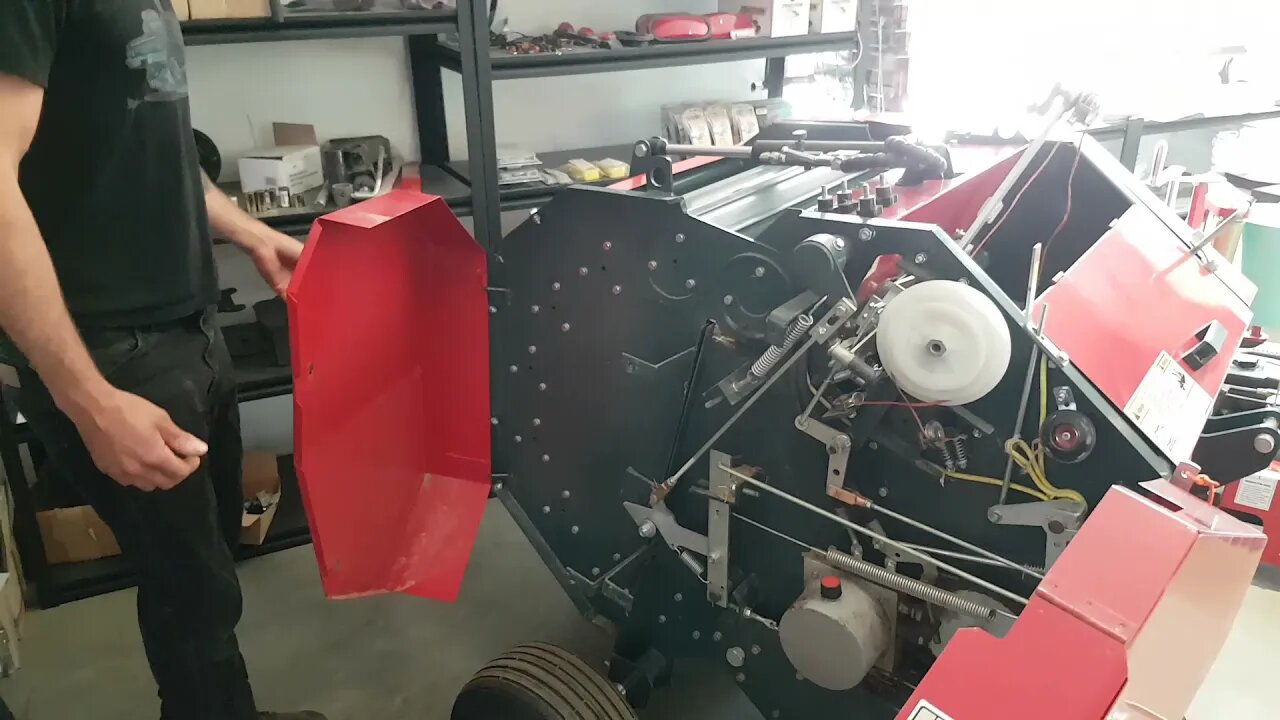 Un-crating and set up for Mini Baler