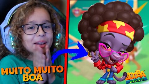 MUITO BOA MESMO| MEU FILHO JOGOU COM A ELAINE PELA PRIMEIRA VEZ! ZOOBA: Jogo de Batalha Animal