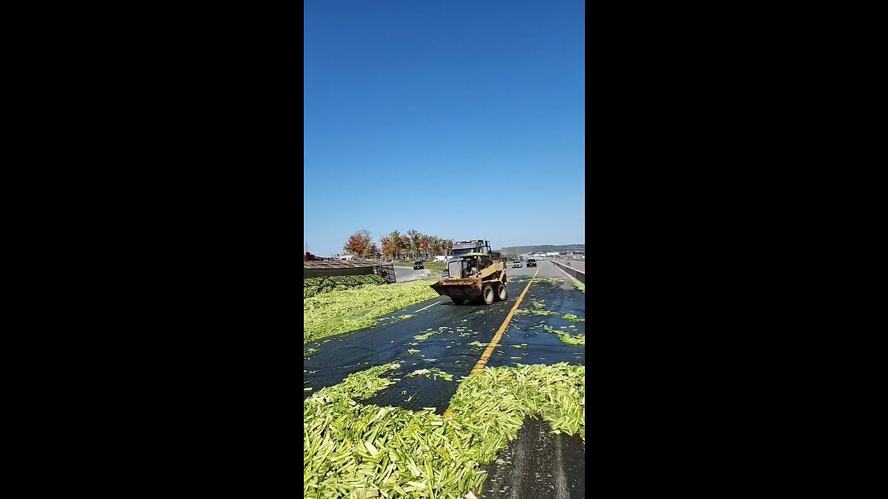 Truck Rollover On Highway 400