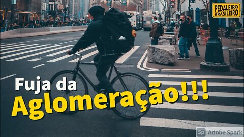 Como usar a bicicleta como TRANSPORTE e fugir da AGLOMERAÇÃO dos ônibus!