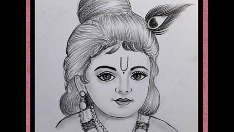 Krishna ji drawing