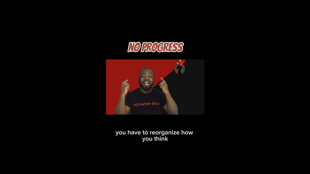 No Progress #dayodman #motivation #makeprogress #reorganizing #eeyayyahh