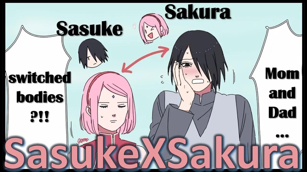 Body swap - Sakura and Sasuke [SasuSaku] Doujinshi [English] [HD]