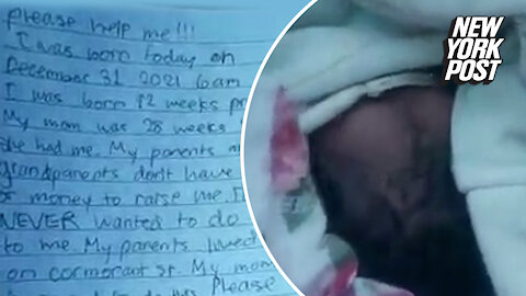 Baby found abandoned in Alaska with heartbreaking note from mother