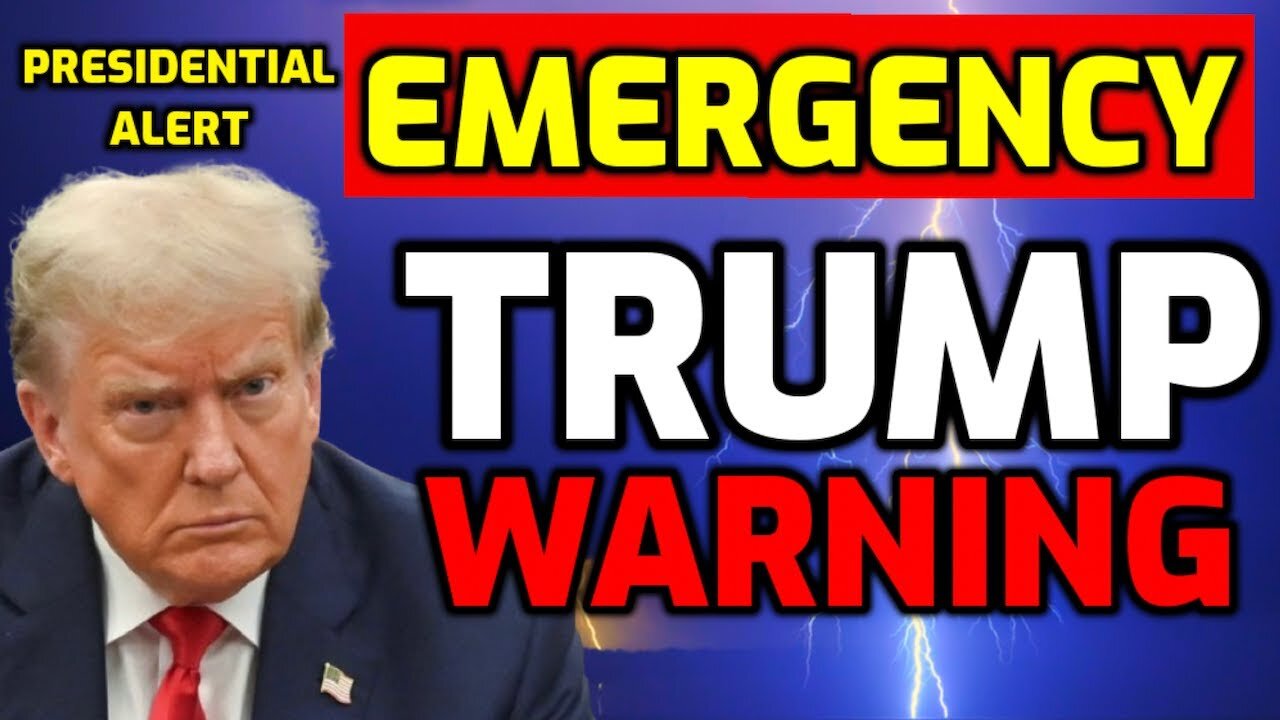 JUST NOW!! DONALD TRUMP issues EMERGENCY WARNING TO AMERICAN PEOPLE - PREPARE FOR CHAOS (shtf)