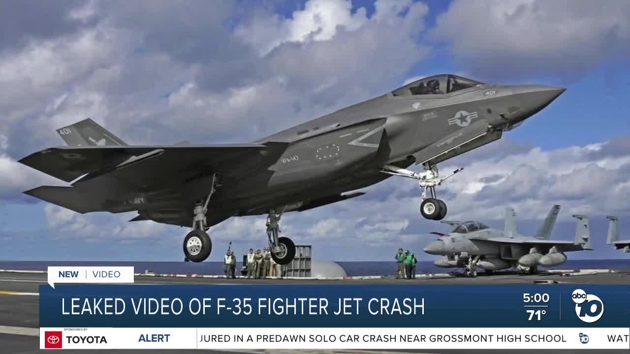 F-35 Fighter jet crash