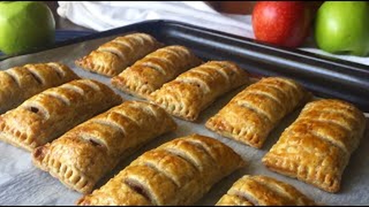 Baked Apple Pie Pockets _ Simple & Healthy Filling