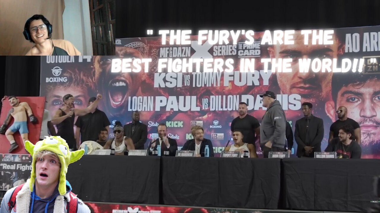 Reacting to Logan Paul vs. Dillon Danis & KSI vs. Tommy Fury - Full Press Conference