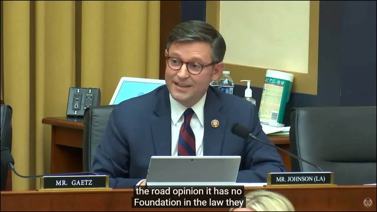 Congressman Johnson on Overturning Roe v. Wade: "I will not yield."