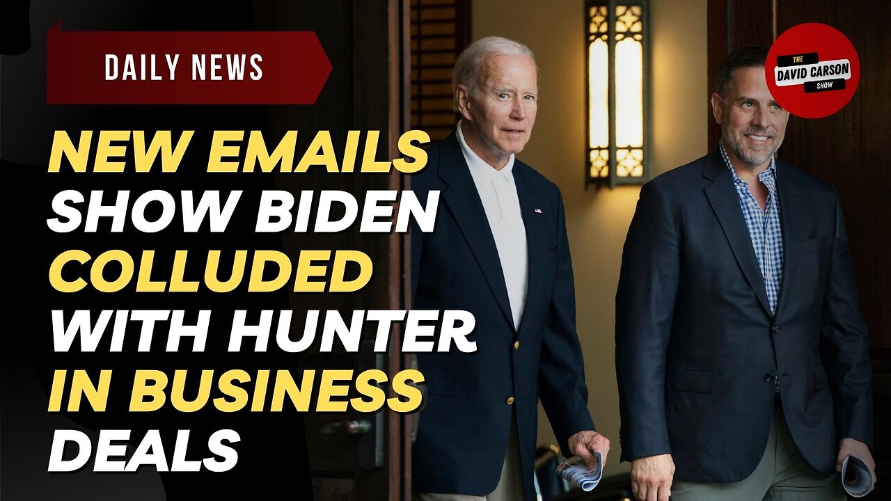 New Emails Show Biden Colluded With Hunter In Business Deals