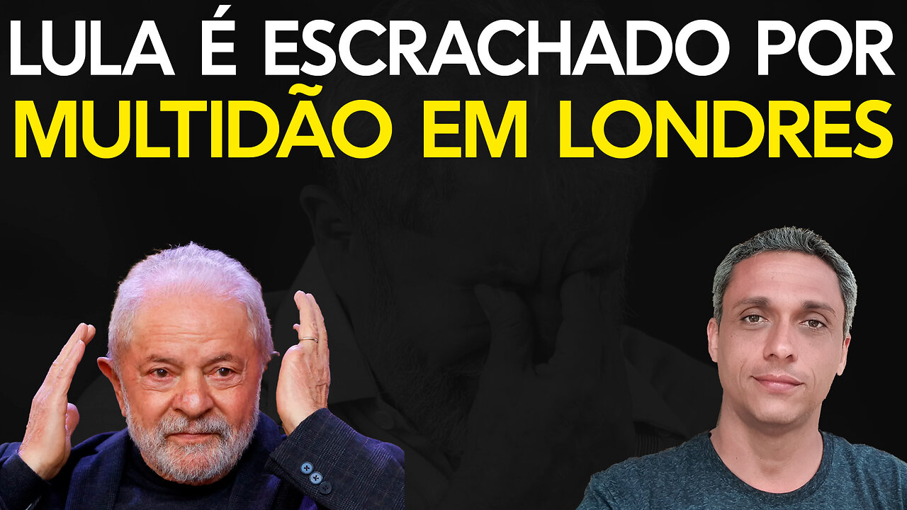 Lindo de ser ver - LULA é escrachado por multidão em Londres.