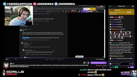 Jon Zherka - XQC and Hassan Discord Call Part 1