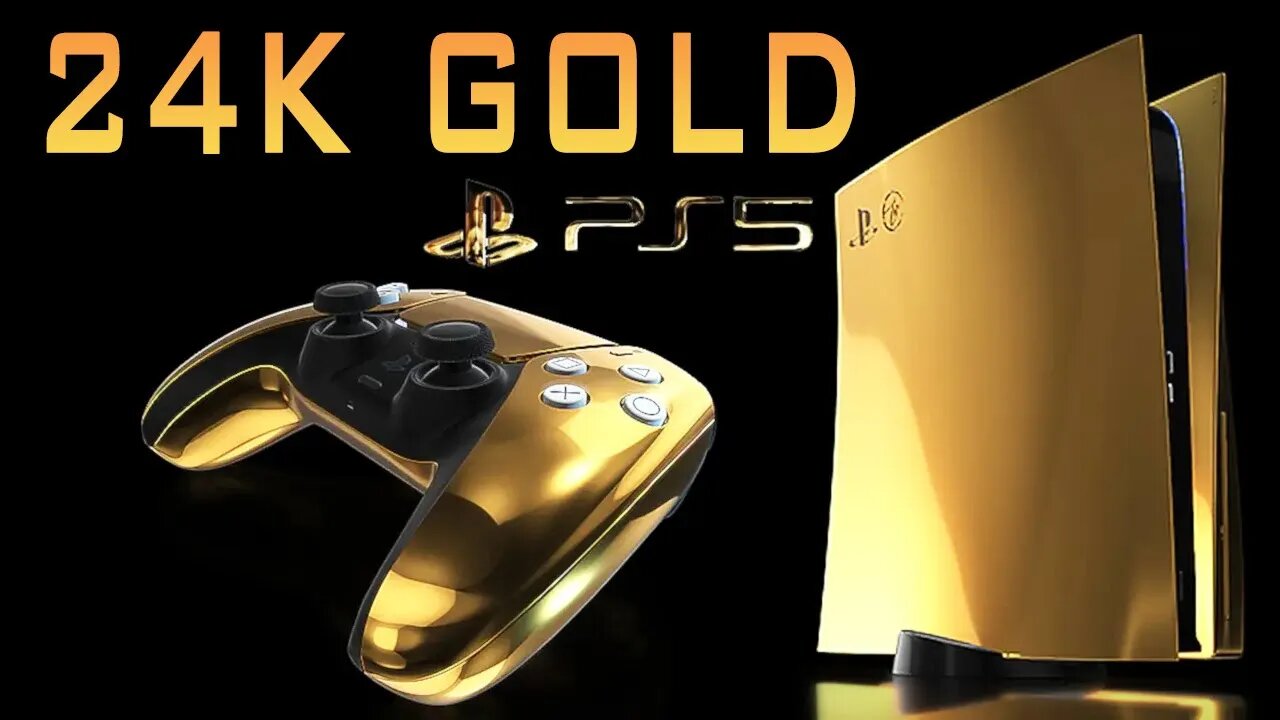 Sony PS5 In 24K Gold For $10,000