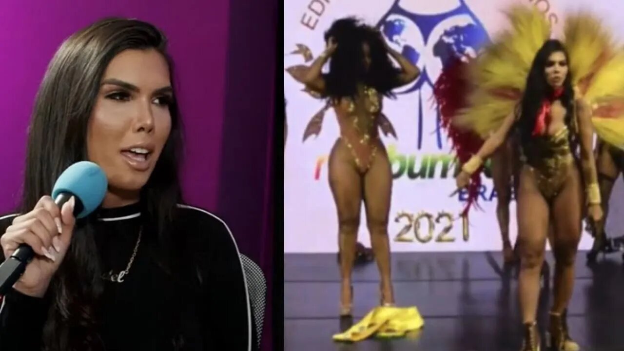 MISS BUMBUM TATY SINDEL CONTA SOBRE BARRACO EM CONCURSO | MariaMelilo & Taty Sindel|Papagaio Falante