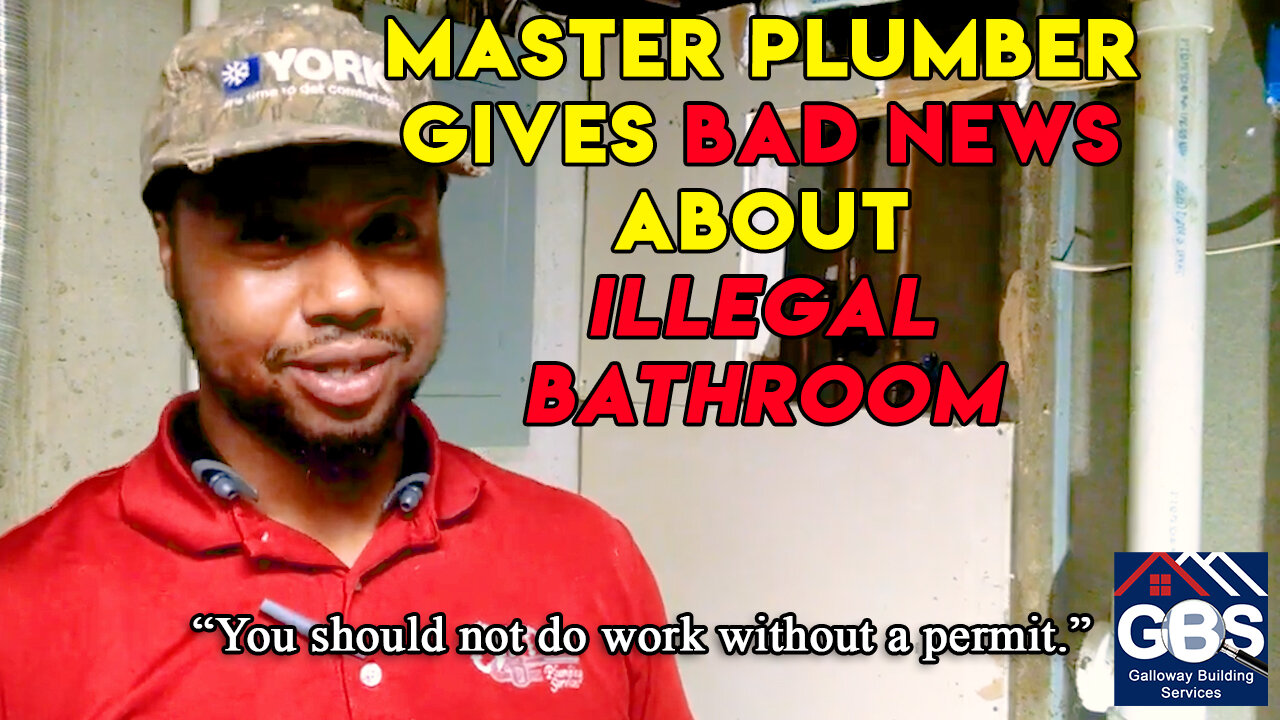Master Plumber Gives Bad News About Illegal Bathroom-Orr Plumbing Services
