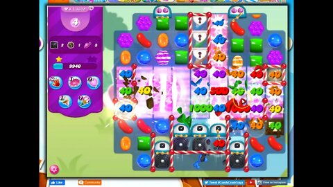 Candy Crush level 3815 Talkthrough, 14 Moves 0 Boosters