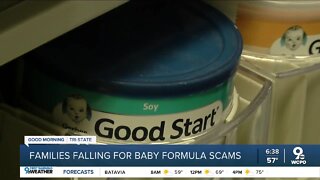 Families falling for baby formula scams amid formula shortages