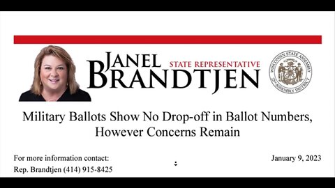 WI Military Ballots Show No Drop-off in Ballot Numbers, However Concerns Remain