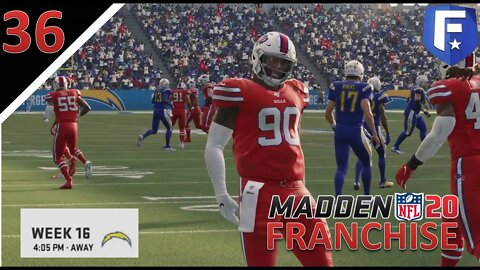 Defensive Domination l Madden 20 Bills Franchise [Y2:W16] @ LA Chargers l Ep.36