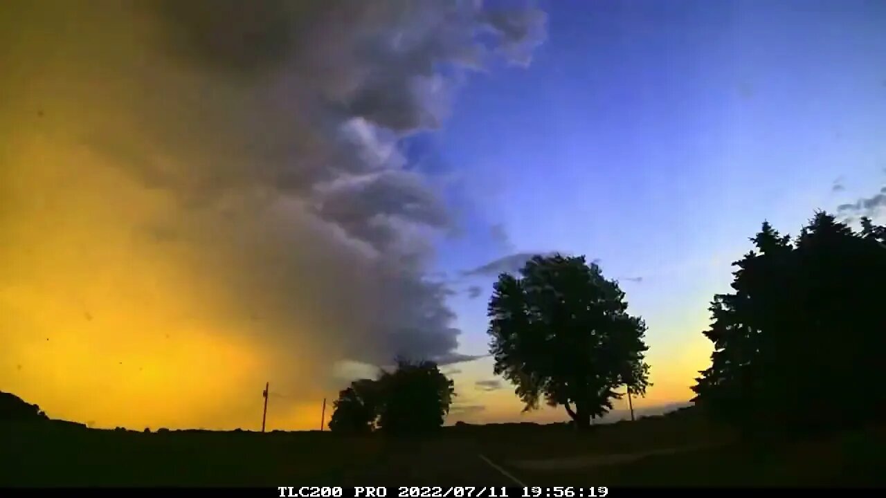 Storm Chase Travel Time-Lapse July 11, 2021 Michigan- Great Lakes Weather