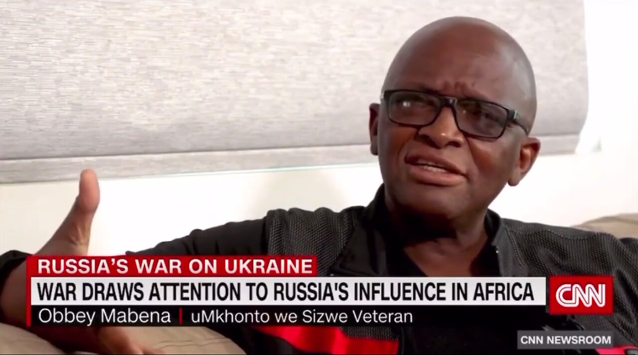 S. Africa - Obbey Mabena: "Russia is our friend. My friend's enemy is my enemy"