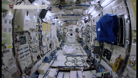 NASA Space Station Fisheye Fly-Through 4K (Ultra HD)