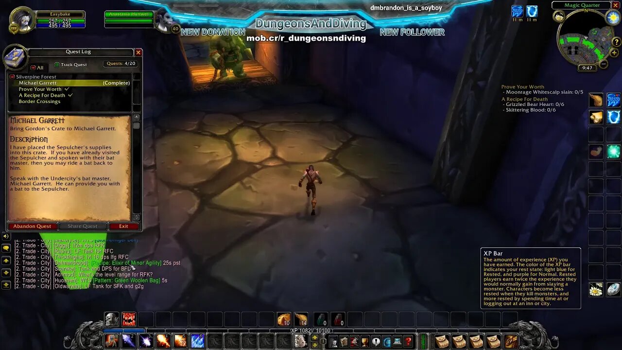 World of Warcraft Classic - Mage Level Grinding Level 11-12