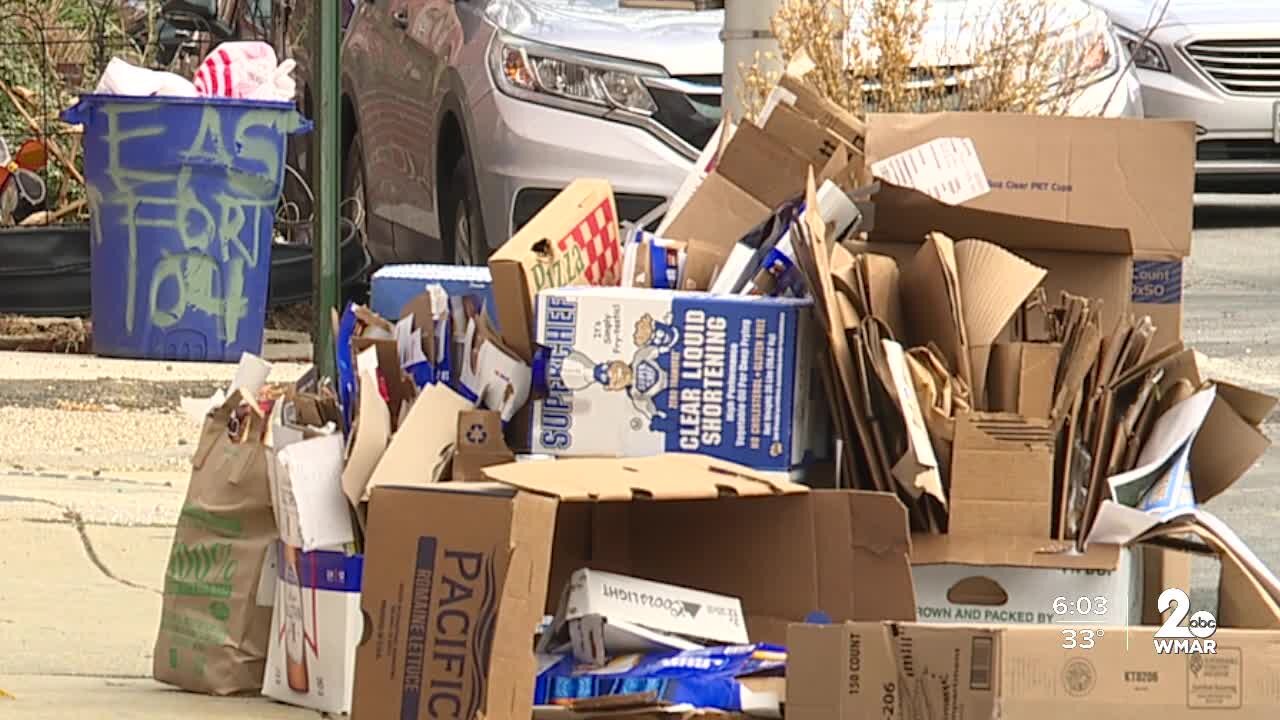 Baltimore recycling pick-up moves bi-weekly