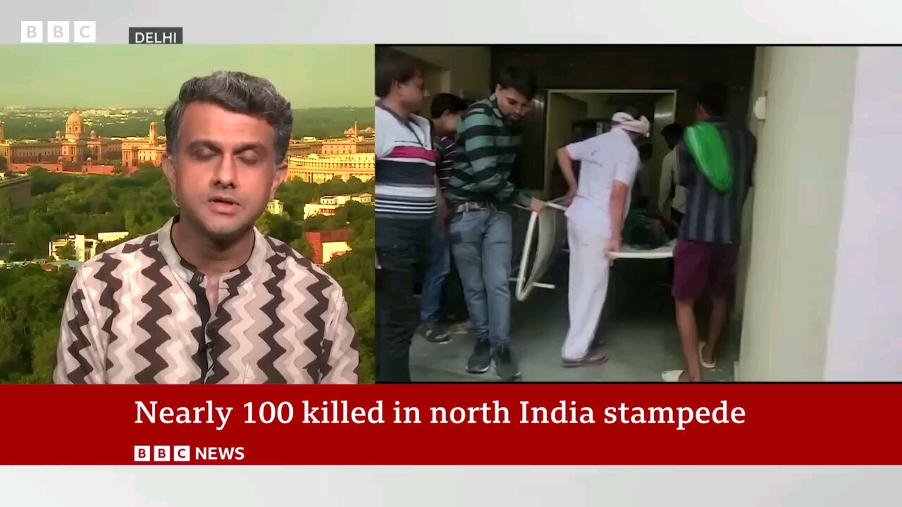 At least 100 killed in crush at India religious event |