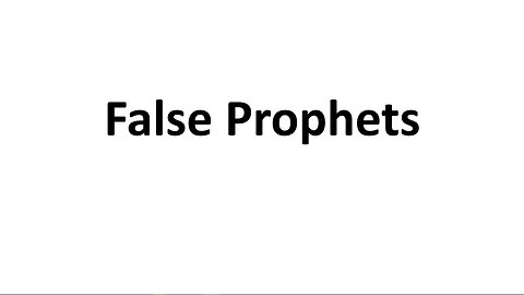 False Prophets