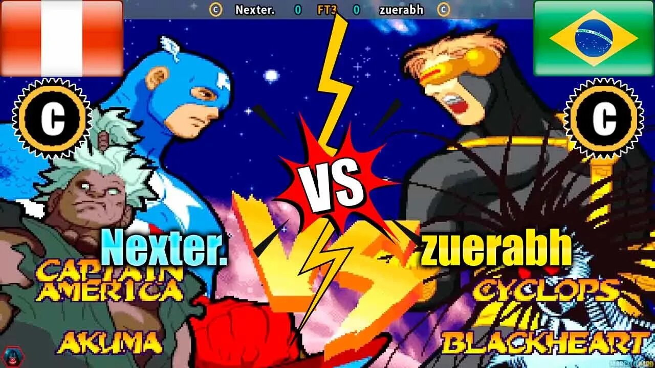 Marvel Super Heroes vs. Street Fighter (Nexter. Vs. zuerabh) [Peru Vs. Brazil]