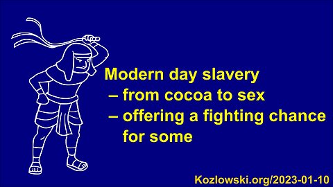 Modern day slavery – from cocoa to sex – offering a fighting chance for some