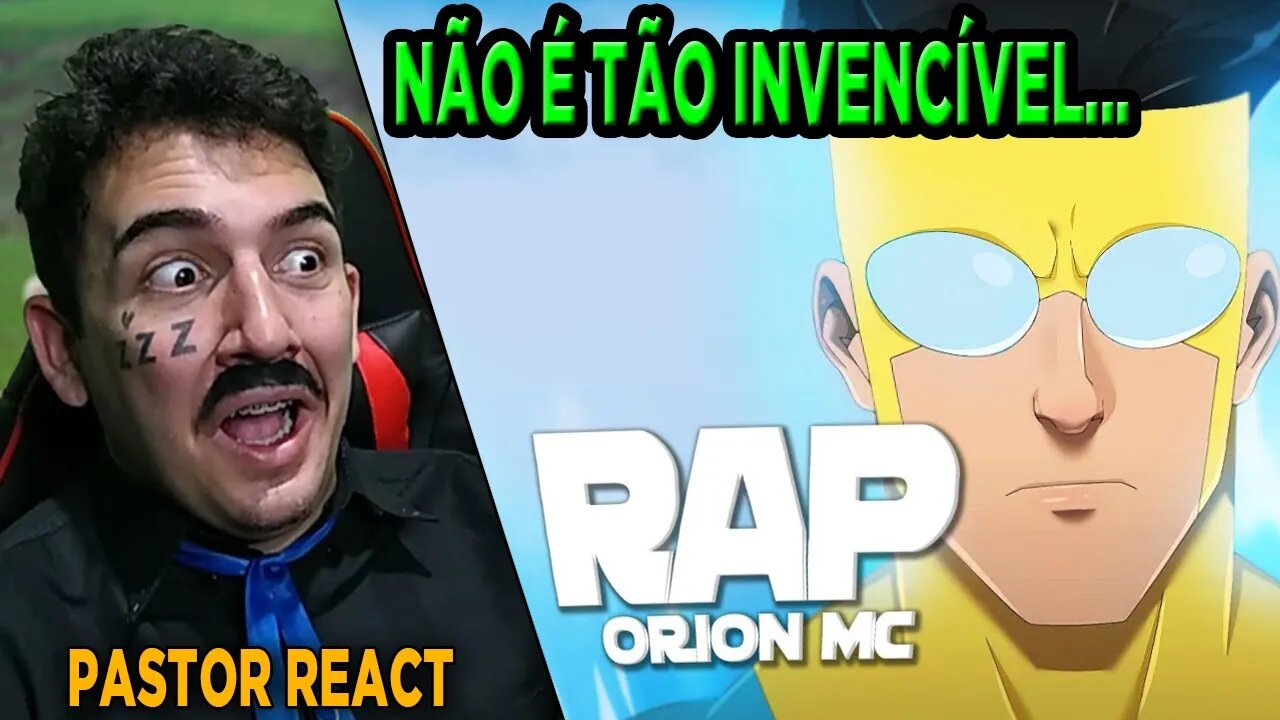 PASTOR REAGINDO ao Rap do Invencível | Mark Grayson (Invincible) | Orion Mc | REACT