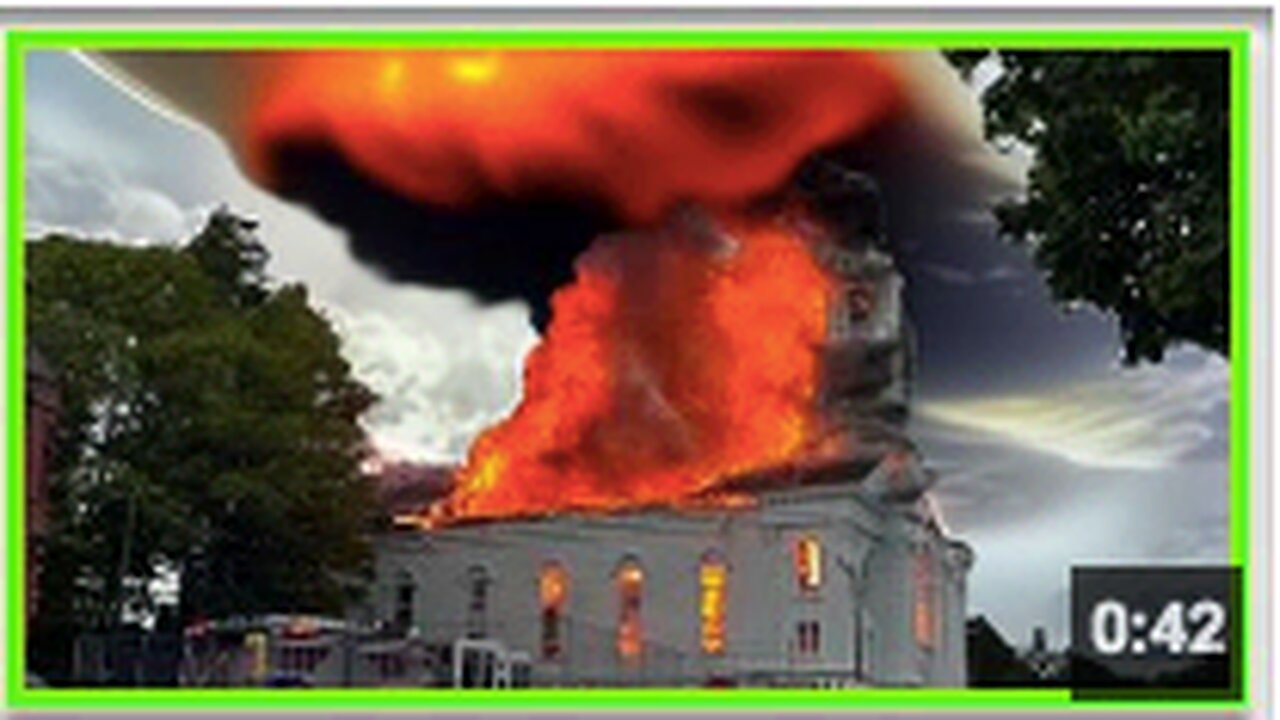 PRIDE CHURCH BURNS TO GROUND AFTER LIGHTNING STRIKE