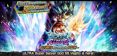 Dragon Ball Legends: ULTRA Vegito Blue Summons