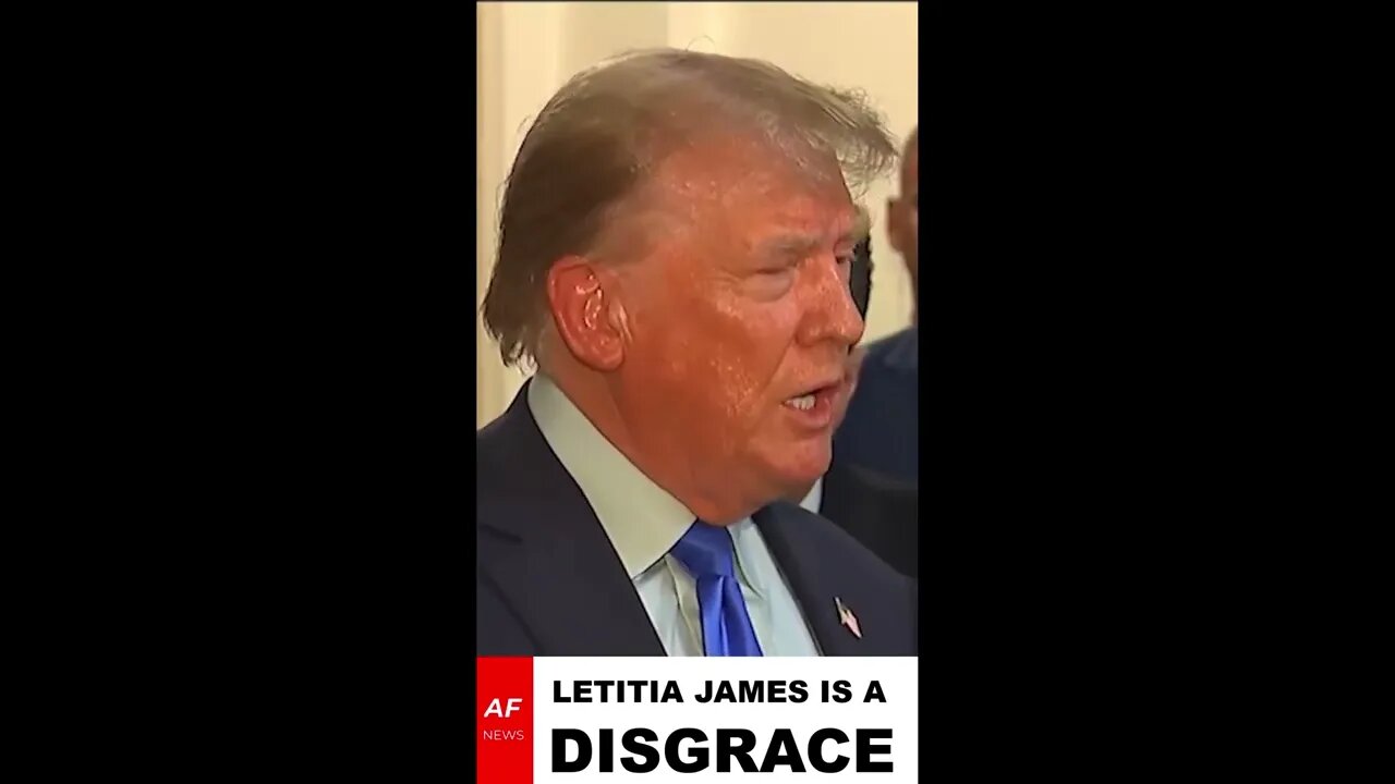 Trump say New York State Attorney General Letitia James is a DISGRACE #shortsvideo