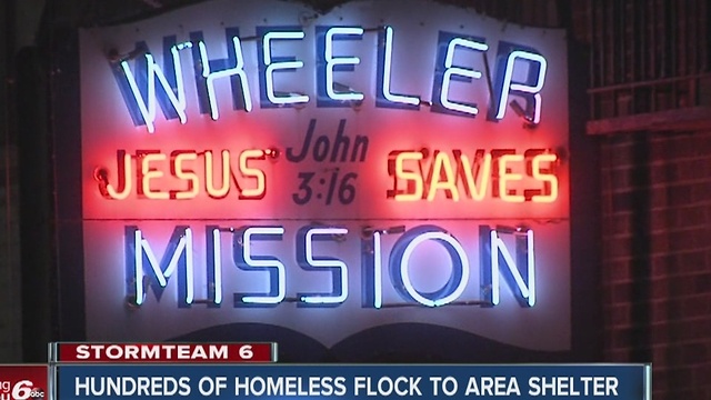 Homeless shelters open up to those seeking to get out of the cold